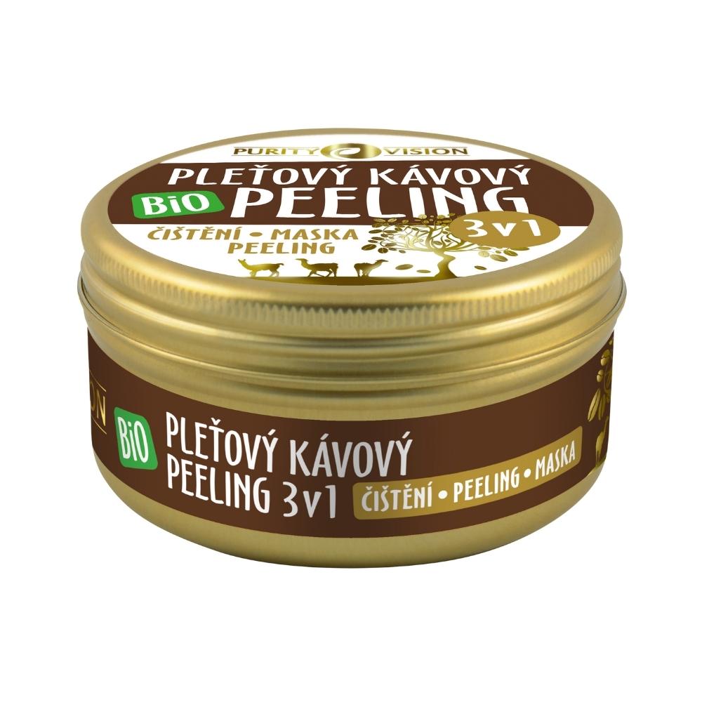 Mască peeling facial bio cu cafea 3în1 70 ml