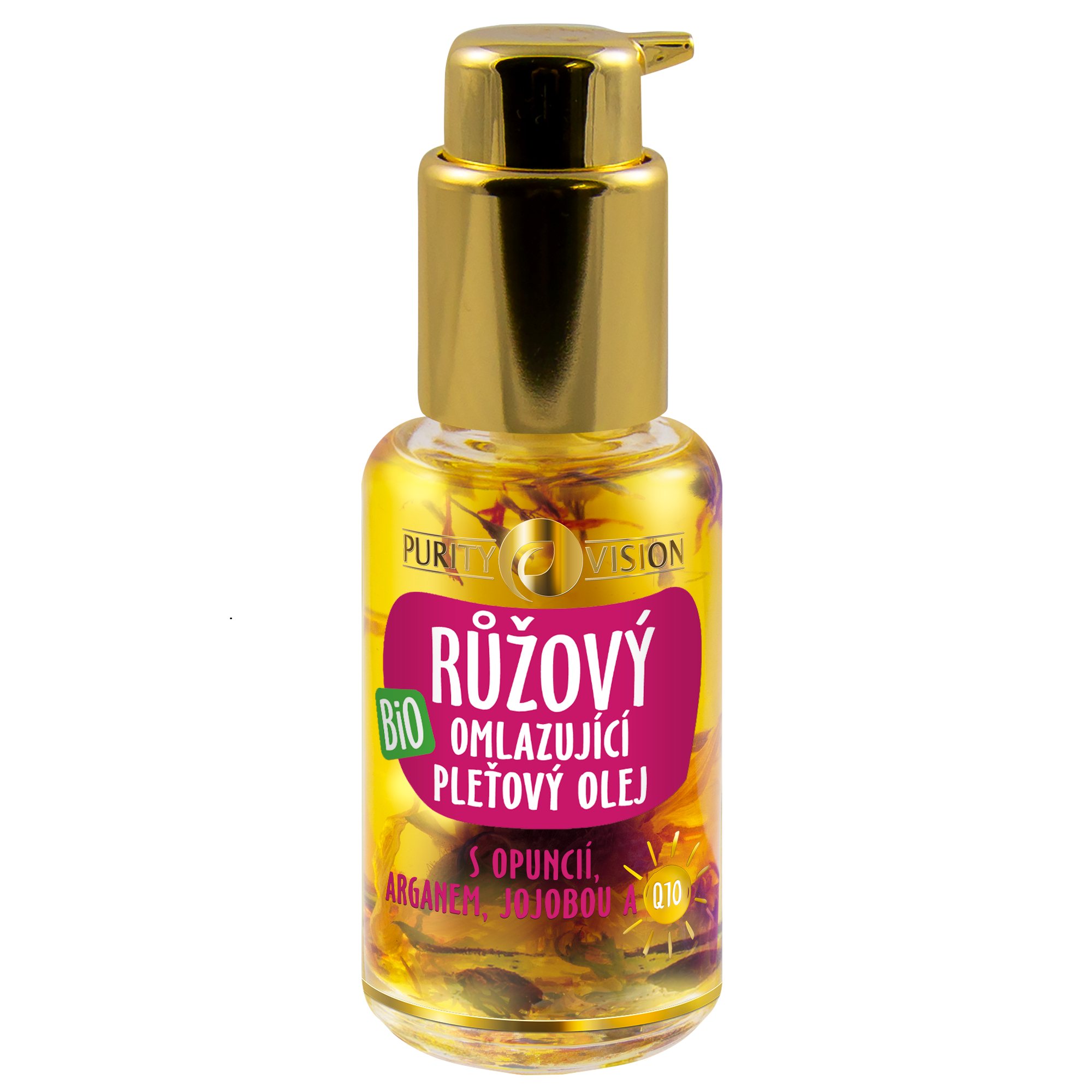 Ulei facial Bio cu Trandafir 45 ml