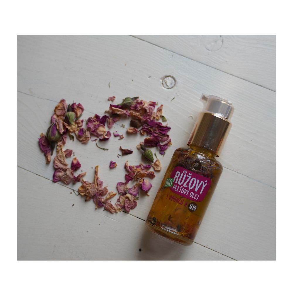 Ulei facial Bio cu Trandafir 45 ml
