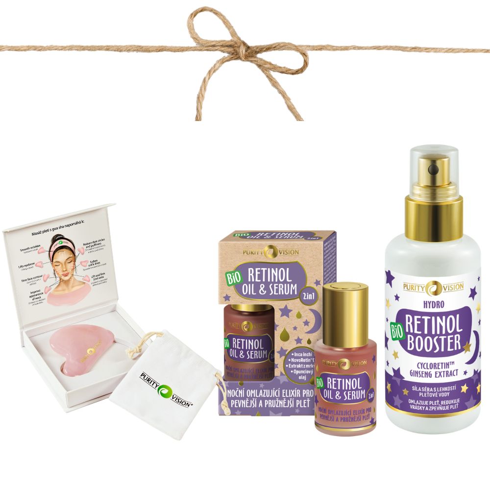 Set Retinol Lifting cu Gua Sha