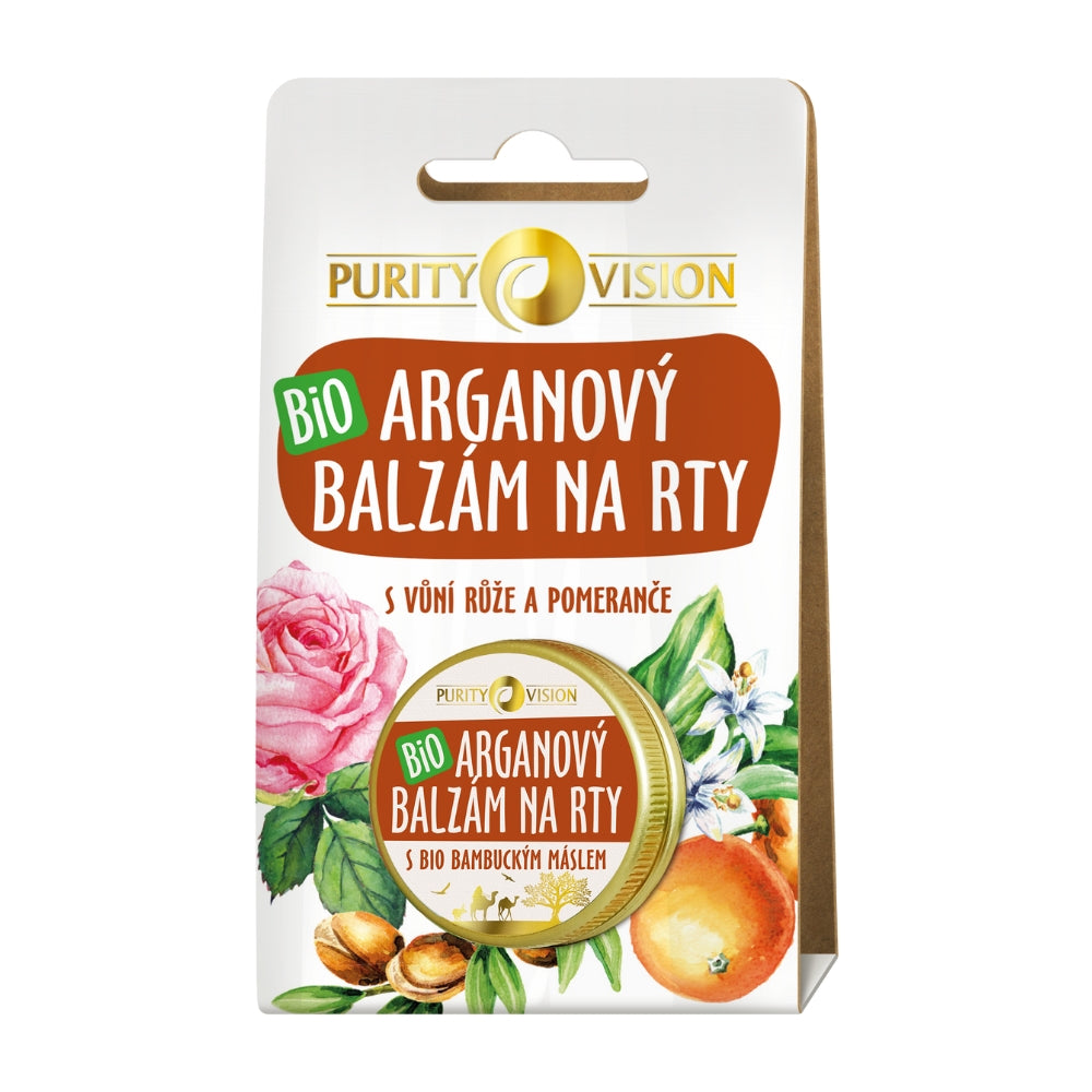Balsam de buze bio cu argan 12 ml