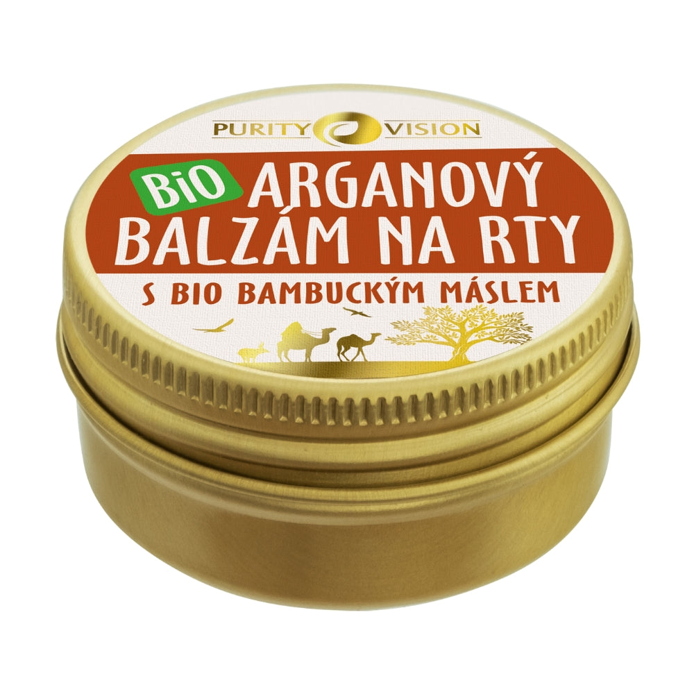 Balsam de buze bio cu argan 12 ml