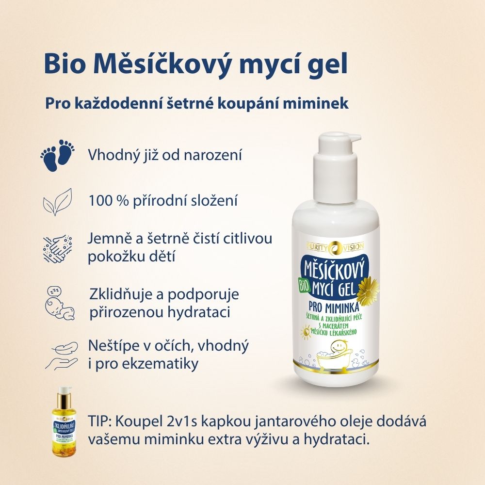 Gel Bio de Spălare pentru Bebeluși 200 ml