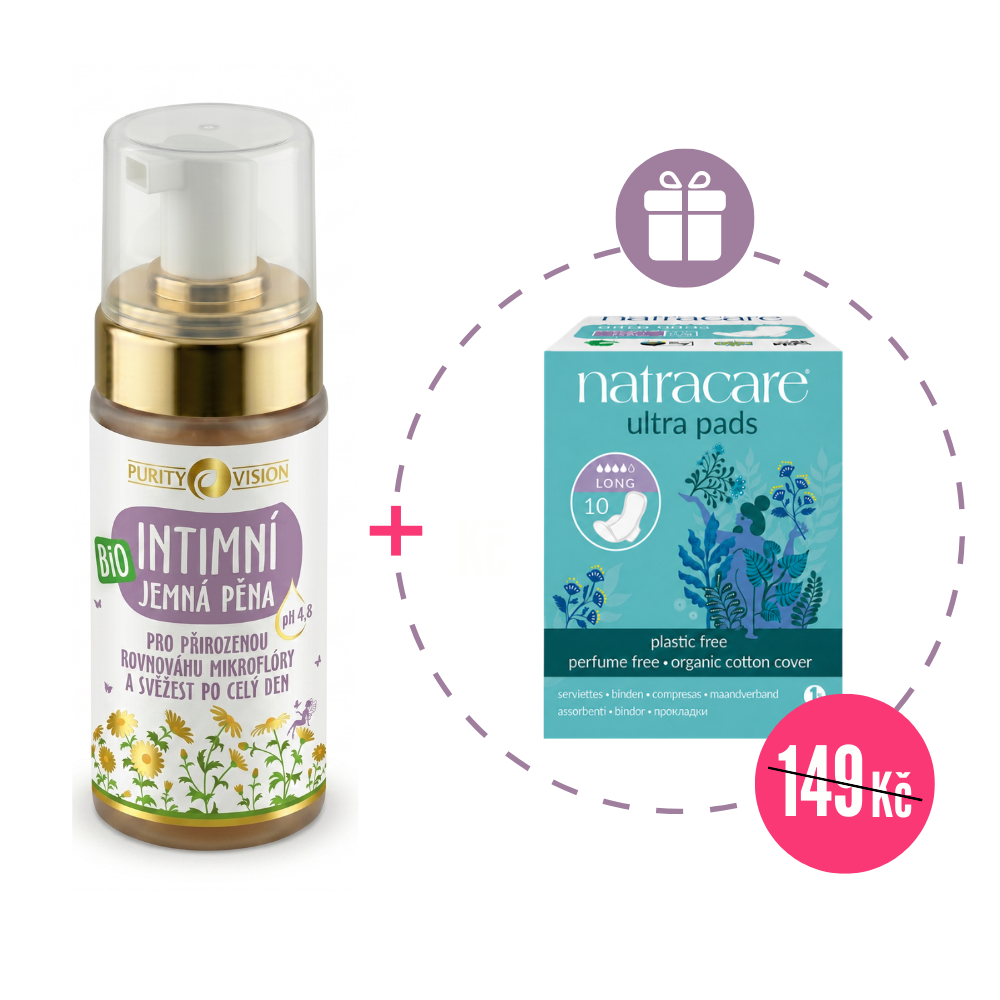 Spumă intimă delicată Bio 90 ml