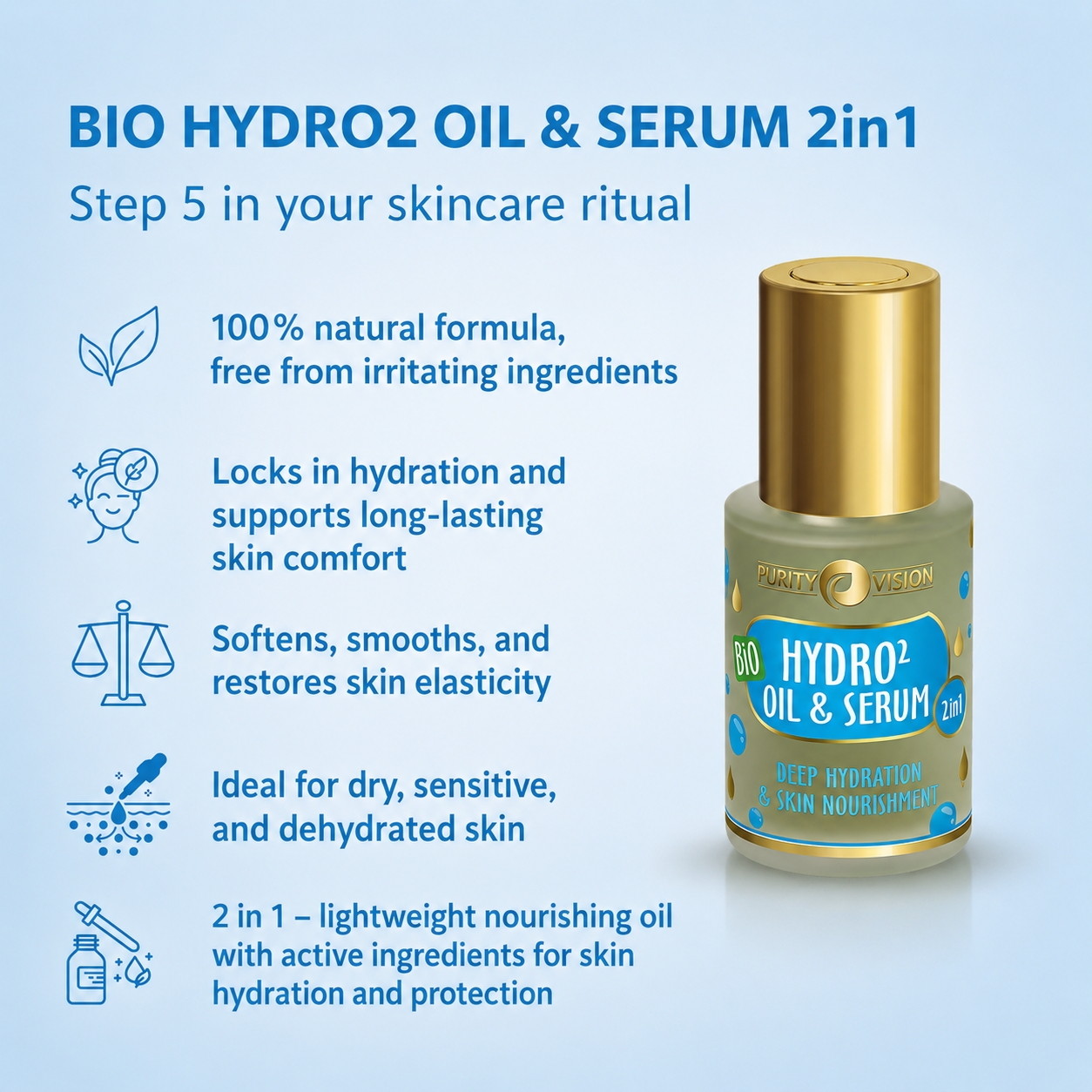 Ulei & Ser Bio Hydro2 2în1 30 ml