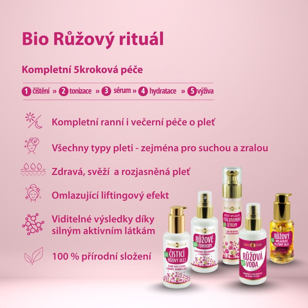 Ritual Bio de Îngrijire Facială cu Trandafir