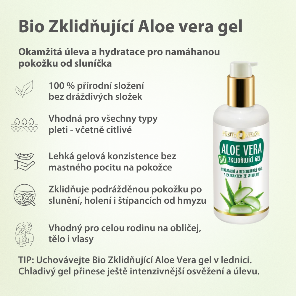 Gel Calmante Bio cu Aloe Vera 200 ml